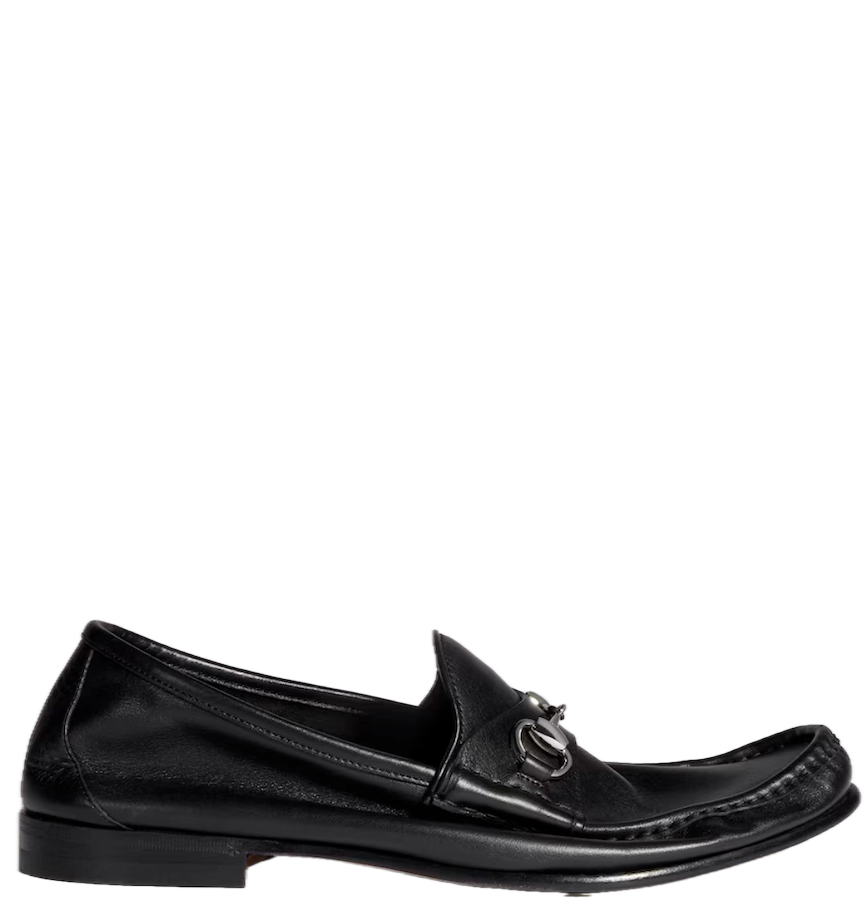  Giày Nam Gucci Lugano Loafer 'Black' 