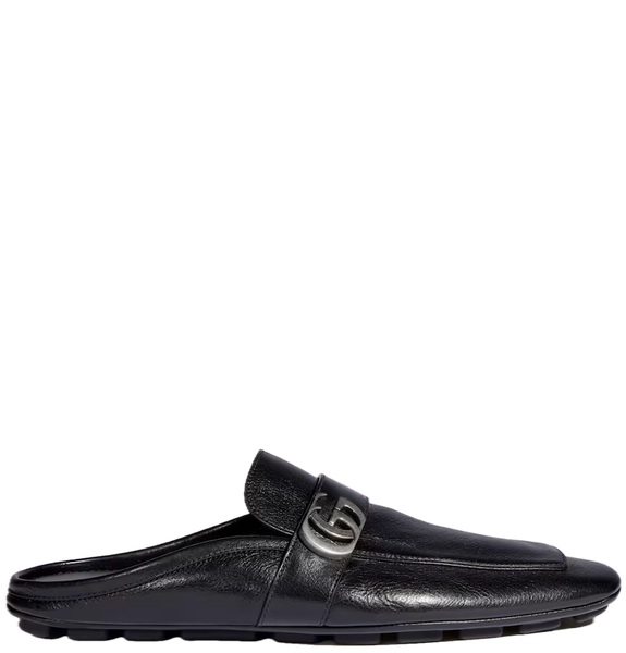  Giày Nam Gucci Slipper With Double G 'Black' 