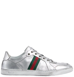  Giày Nam Gucci Stretch Low-Top Trainer 'Silver' 