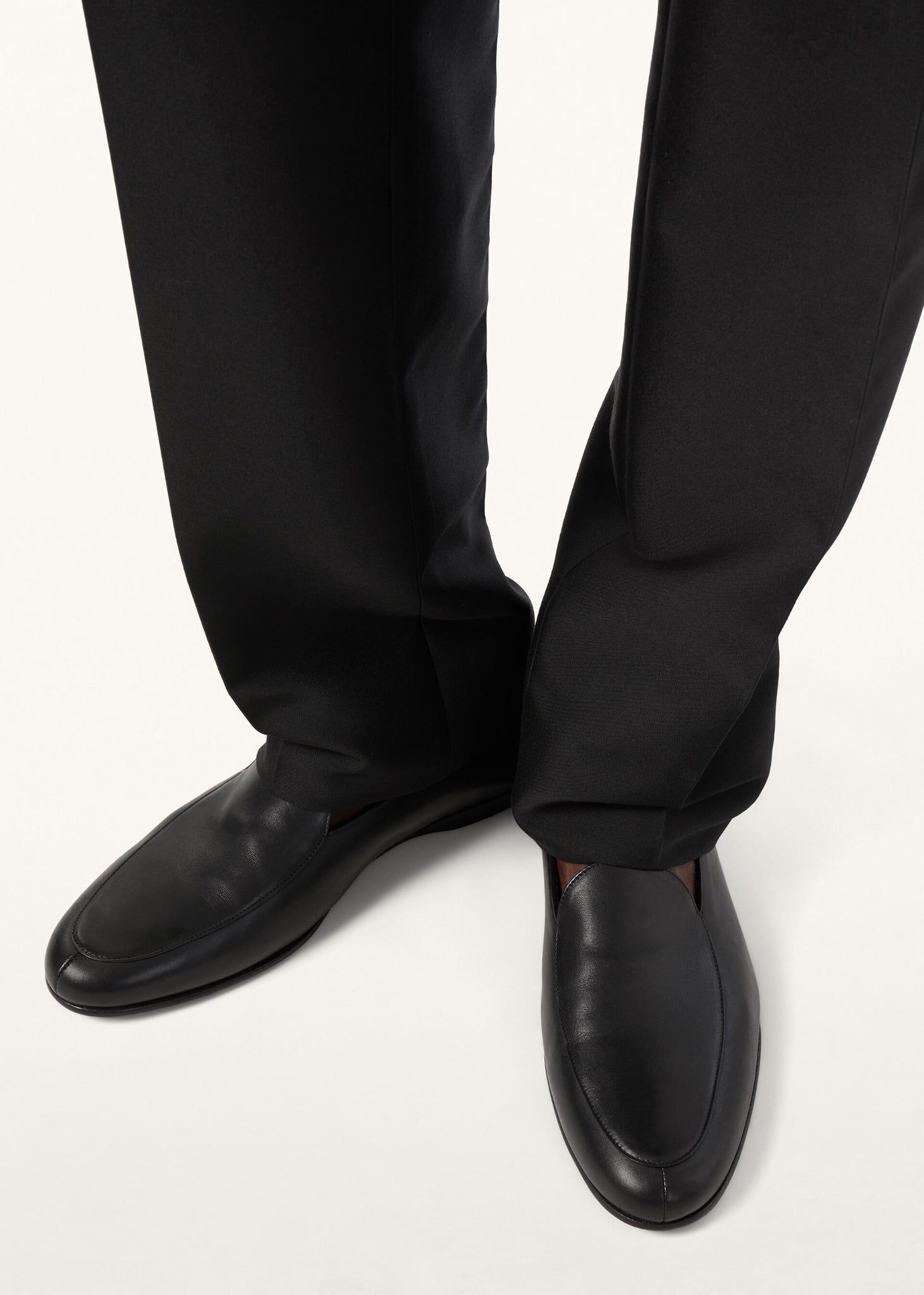  Giày Nam Loro Piana Anton Classic Walk Loafer 'Black' 