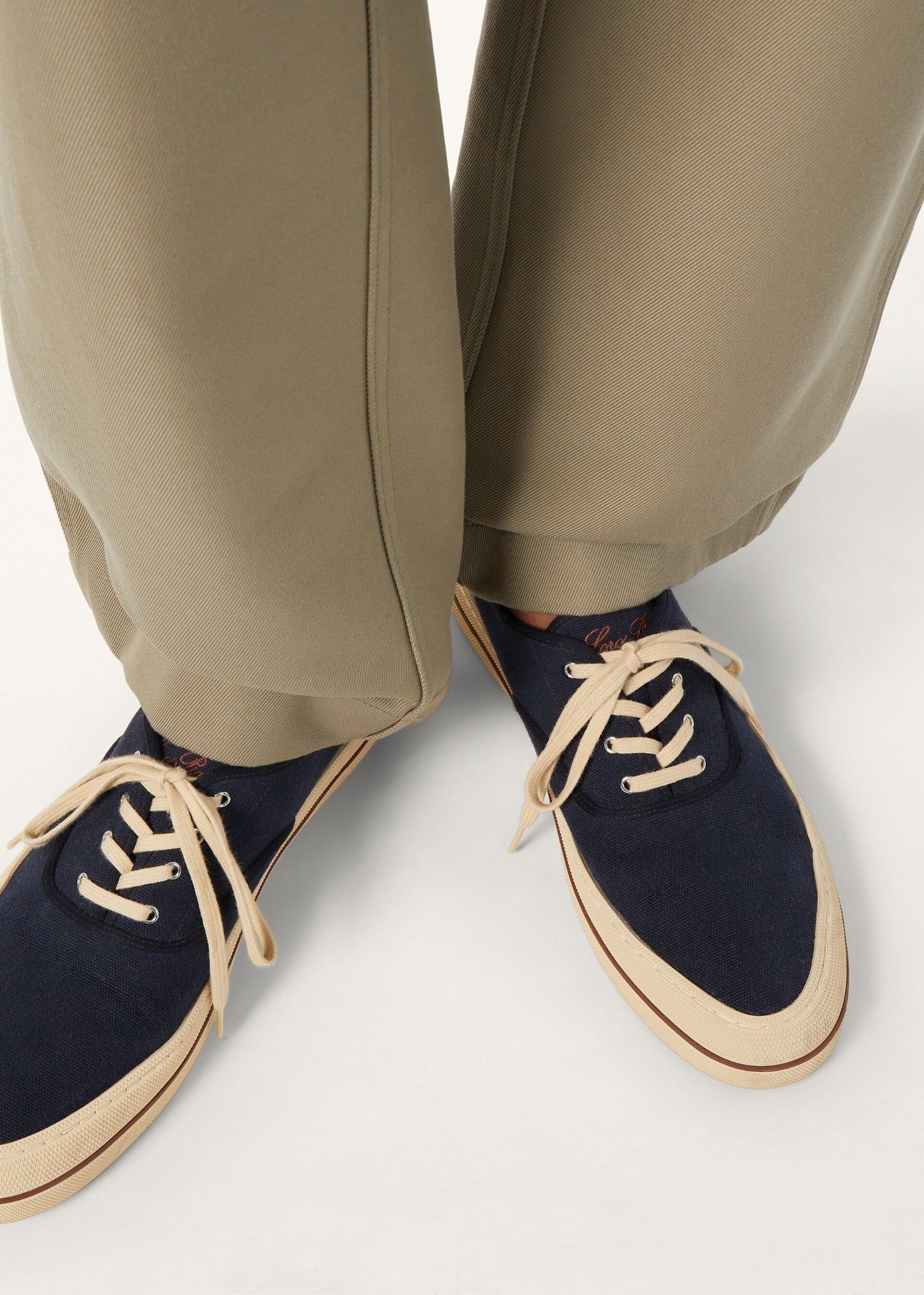  Giày Nam Loro Piana Nantucket Walk Sneaker 'Navy' 