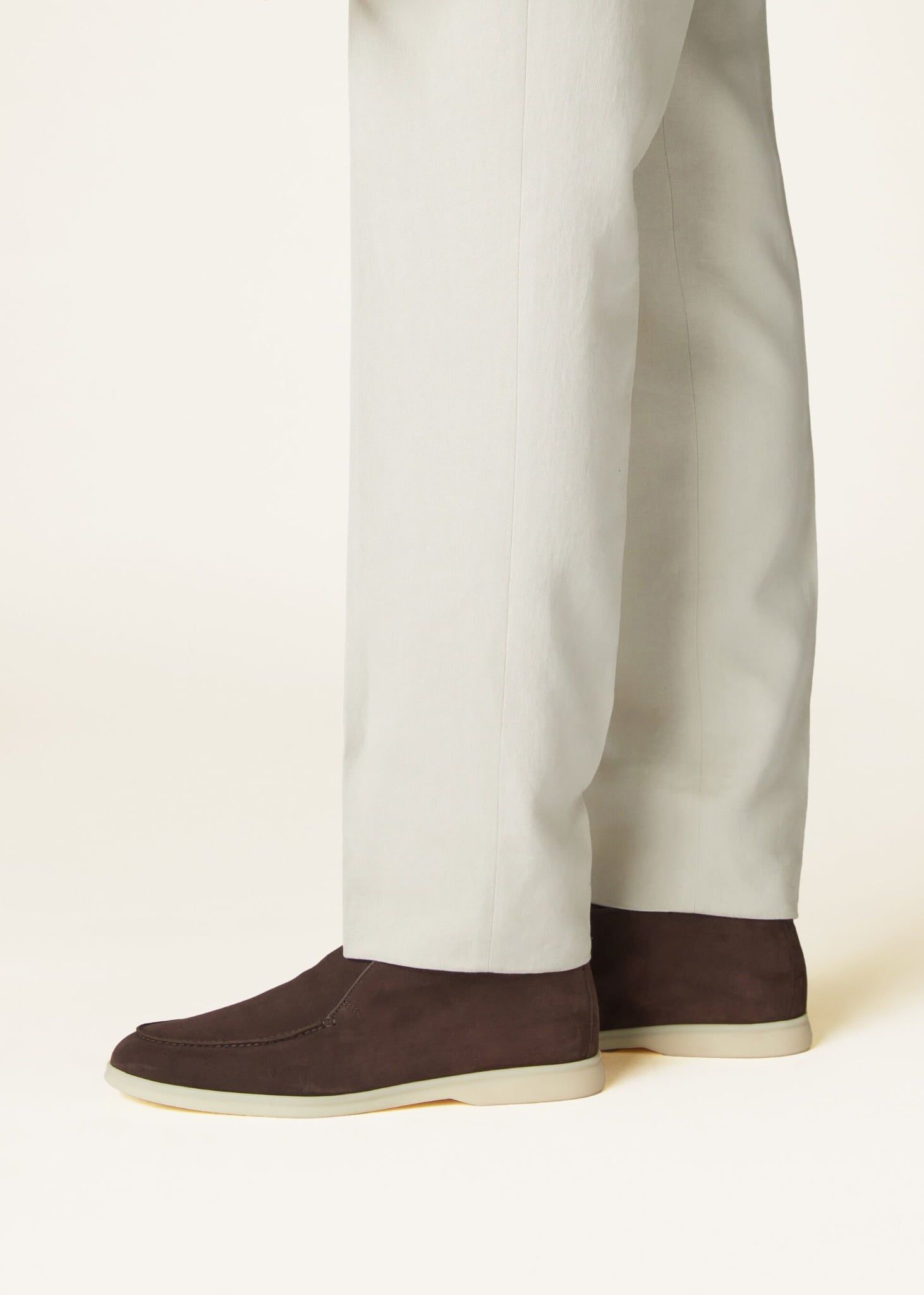  Giày Nam Loro Piana Open Walk Ankle Boot 'Chocolate' 
