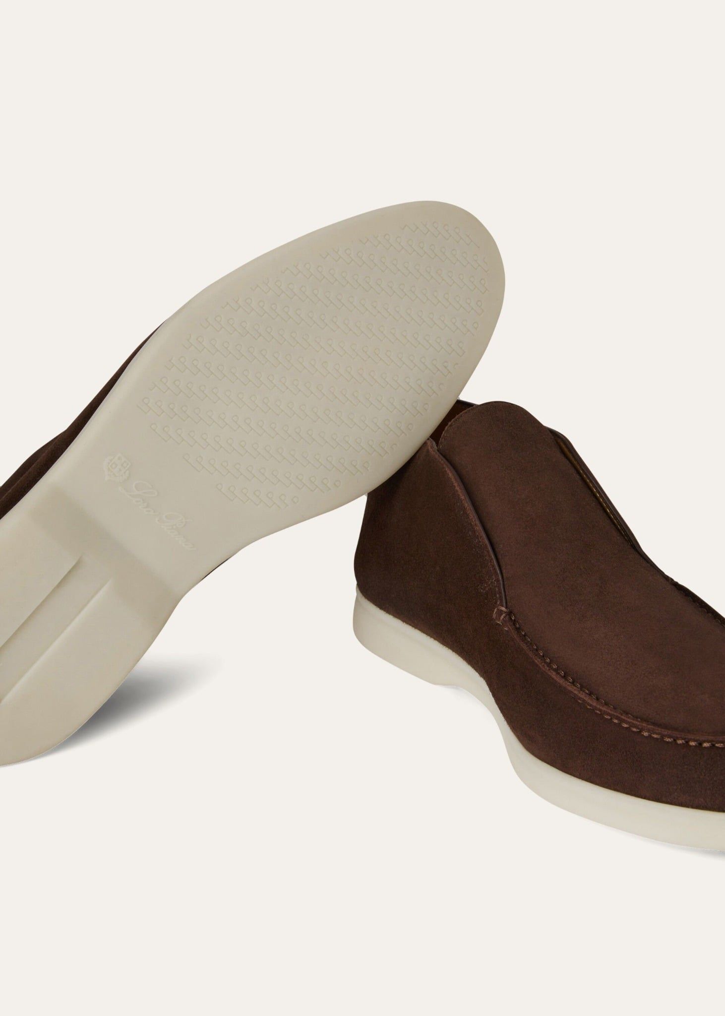  Giày Nam Loro Piana Open Walk Ankle Boot 'Chocolate' 