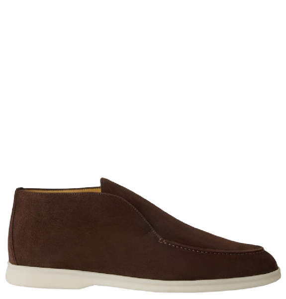  Giày Nam Loro Piana Open Walk Ankle Boot 'Chocolate' 