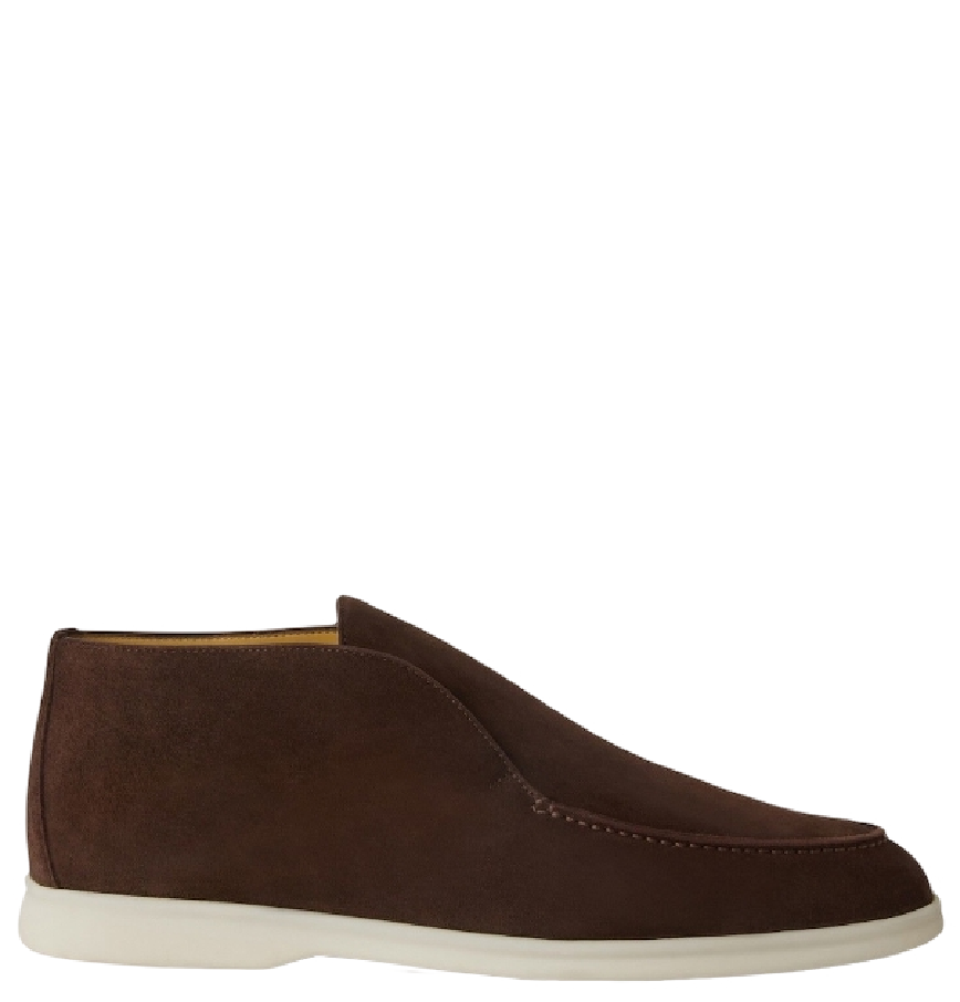  Giày Nam Loro Piana Open Walk Ankle Boot 'Chocolate' 