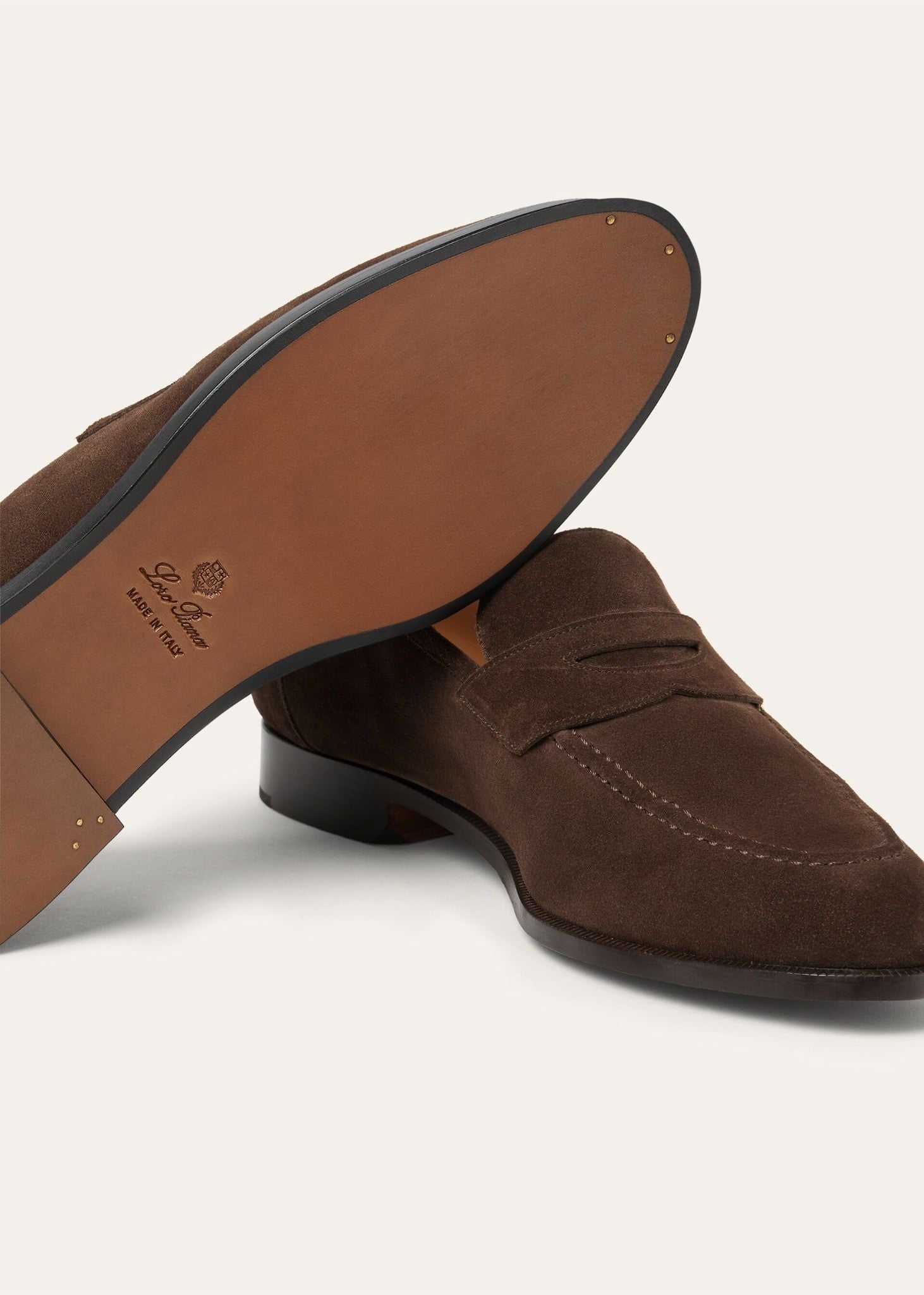  Giày Nam Loro Piana Sergio Loafer 'Chocolate' 