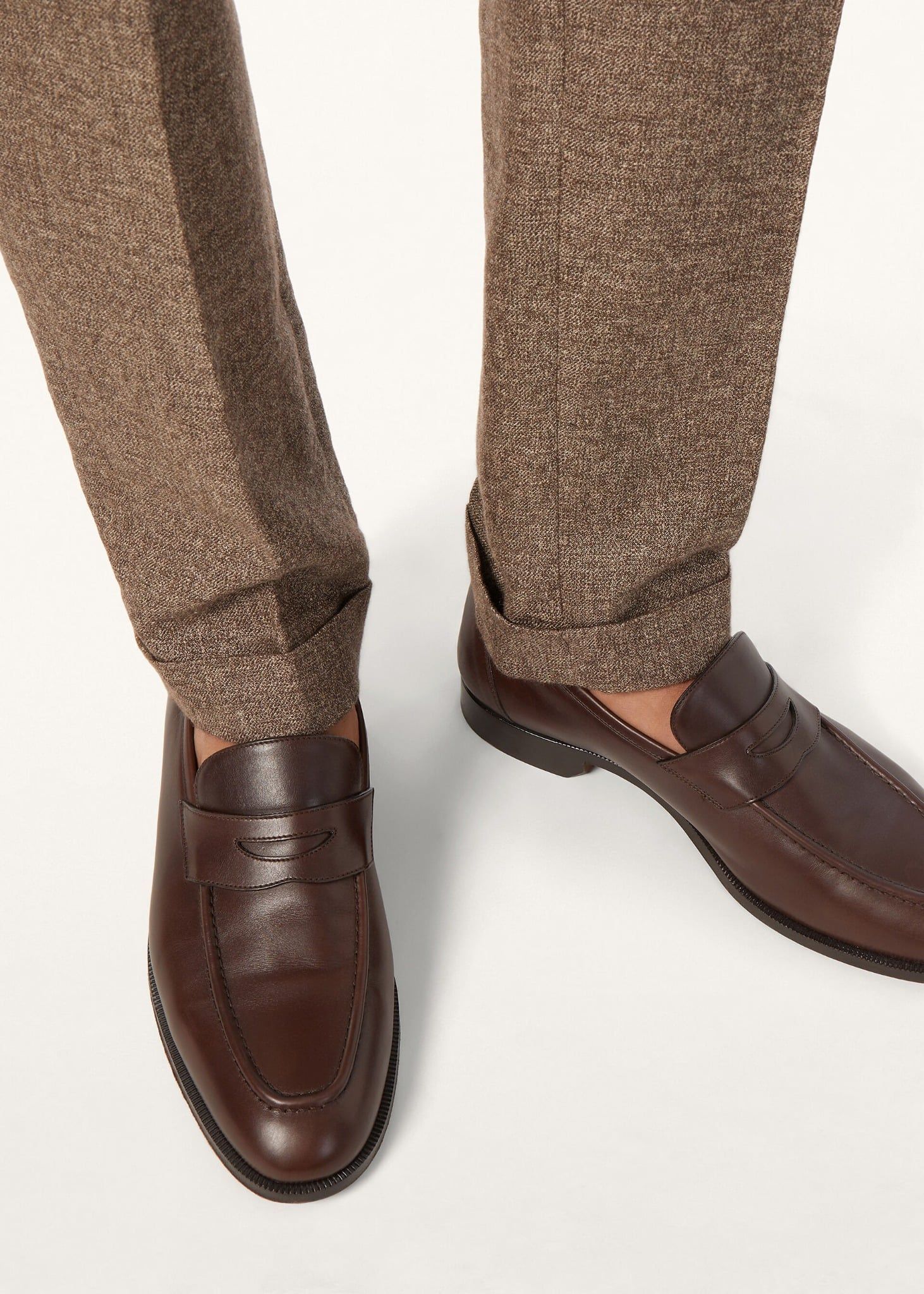  Giày Nam Loro Piana Sergio Loafer 'French Coffee' 