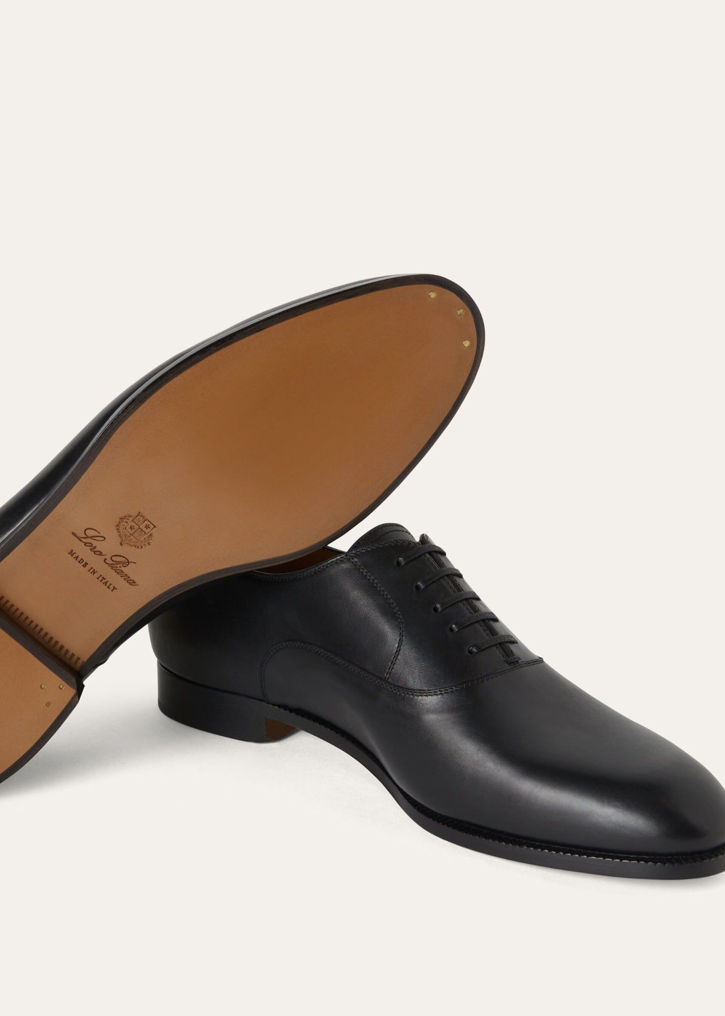  Giày Nam Loro Piana Sergio Walk Oxford 'Black' 