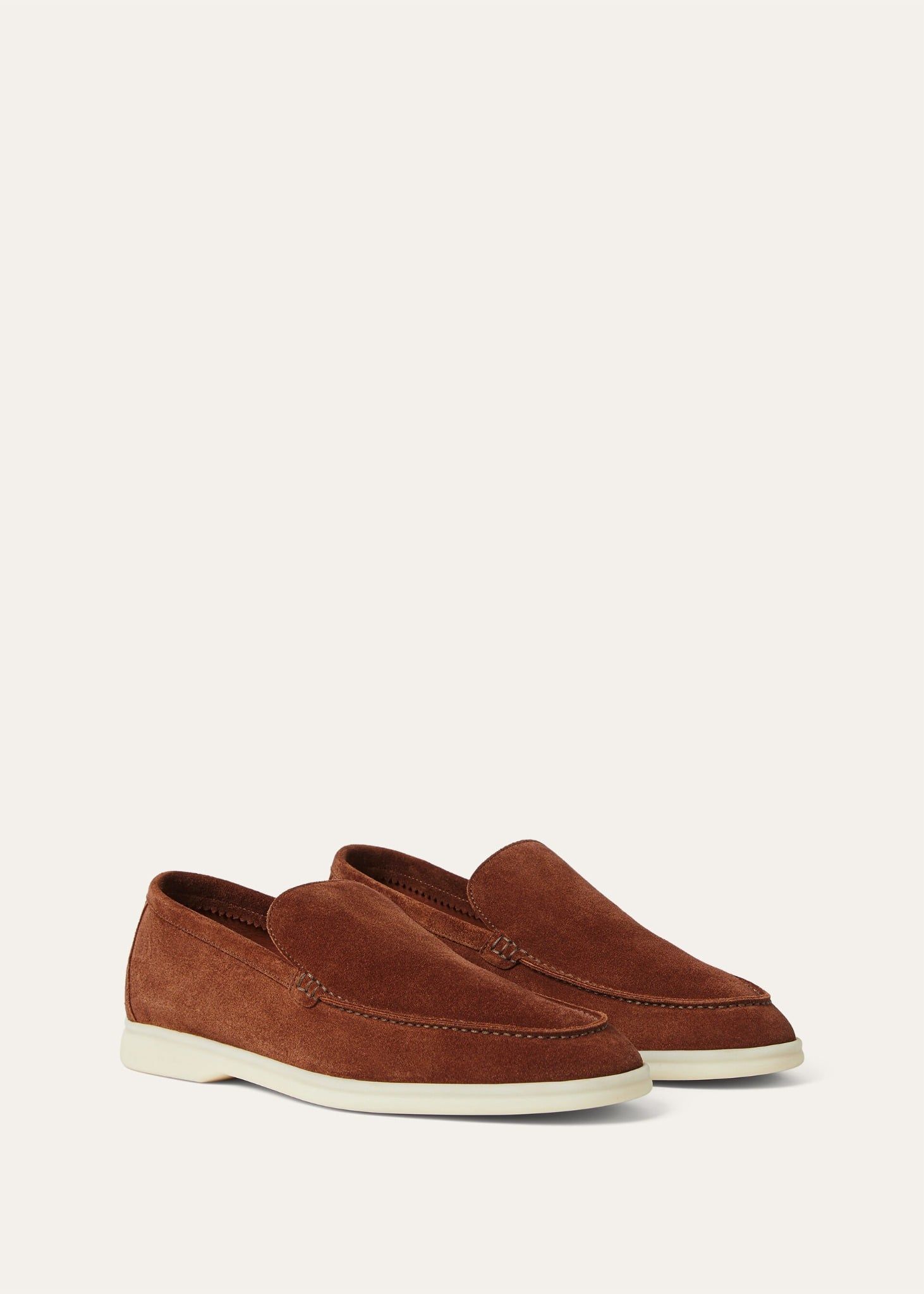  Giày Nam Loro Piana Summer Walk Loafer 'Brown Whiskey' 