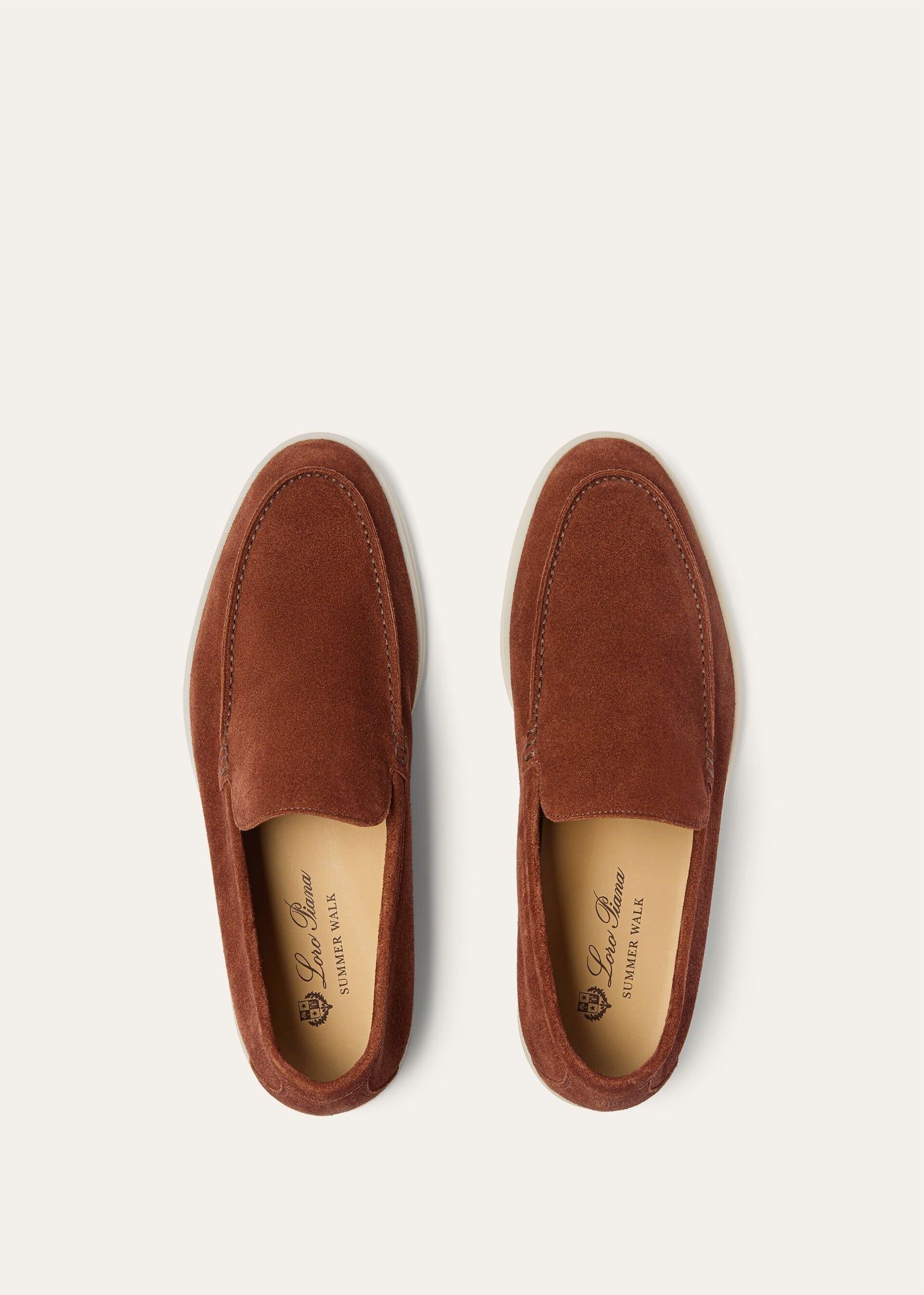  Giày Nam Loro Piana Summer Walk Loafer 'Brown Whiskey' 