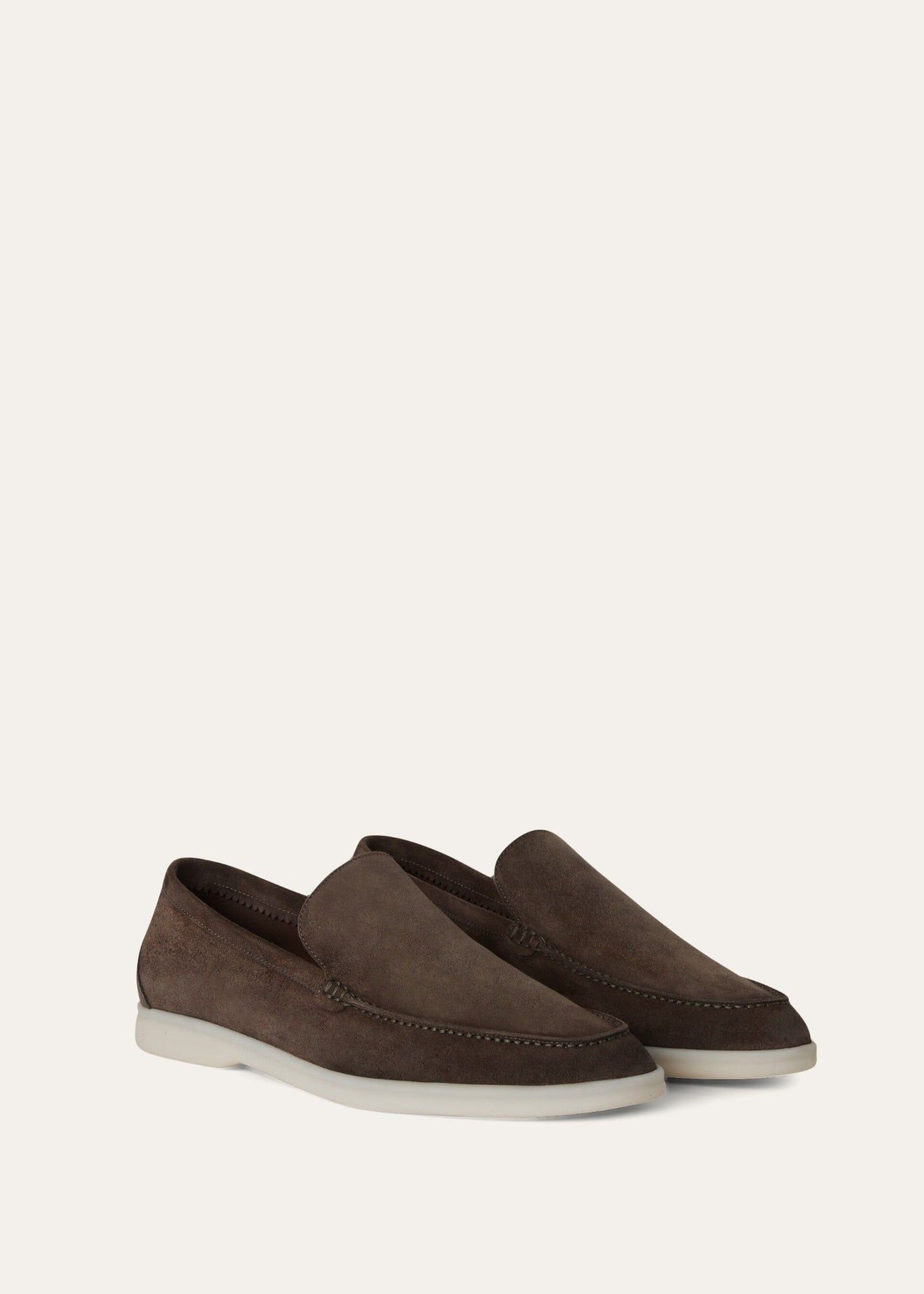  Giày Nam Loro Piana Summer Walk Loafer 'Warm Gray' 