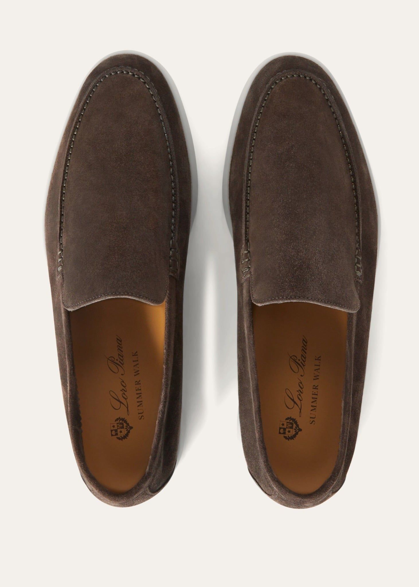  Giày Nam Loro Piana Summer Walk Loafer 'Warm Gray' 