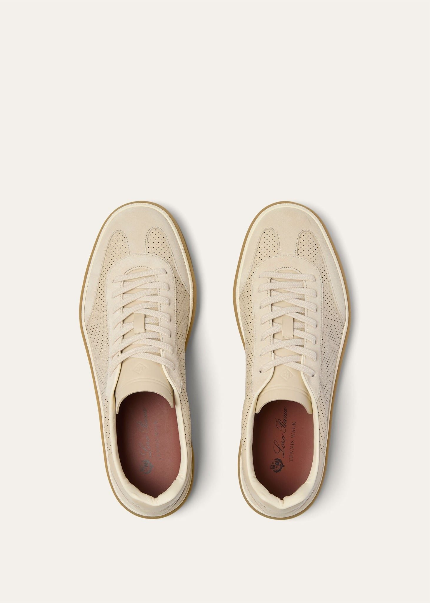  Giày Nam Loro Piana Tennis Walk Sneaker 'Pearl Powder' 