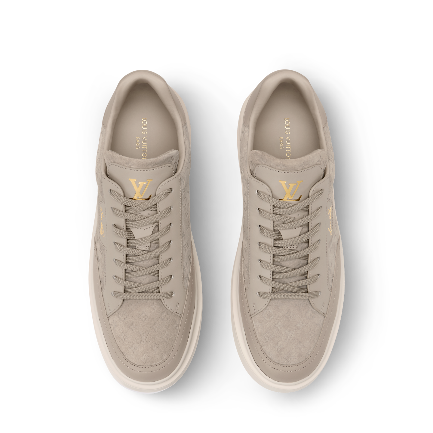  Giày Nam Louis Vuitton Beverly Hills Trainers 'Beige' 