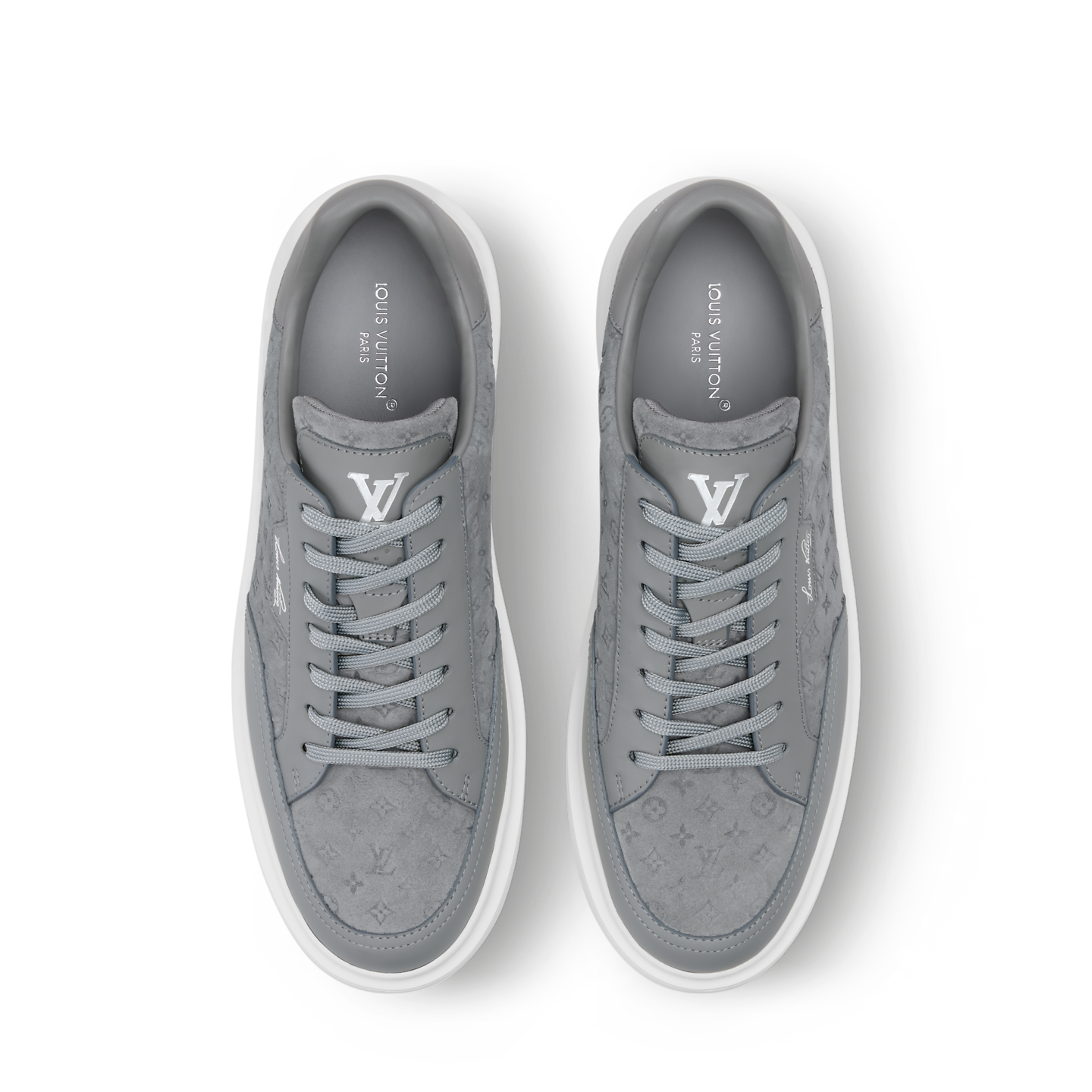  Giày Nam Louis Vuitton Beverly Hills Trainers 'Grey' 