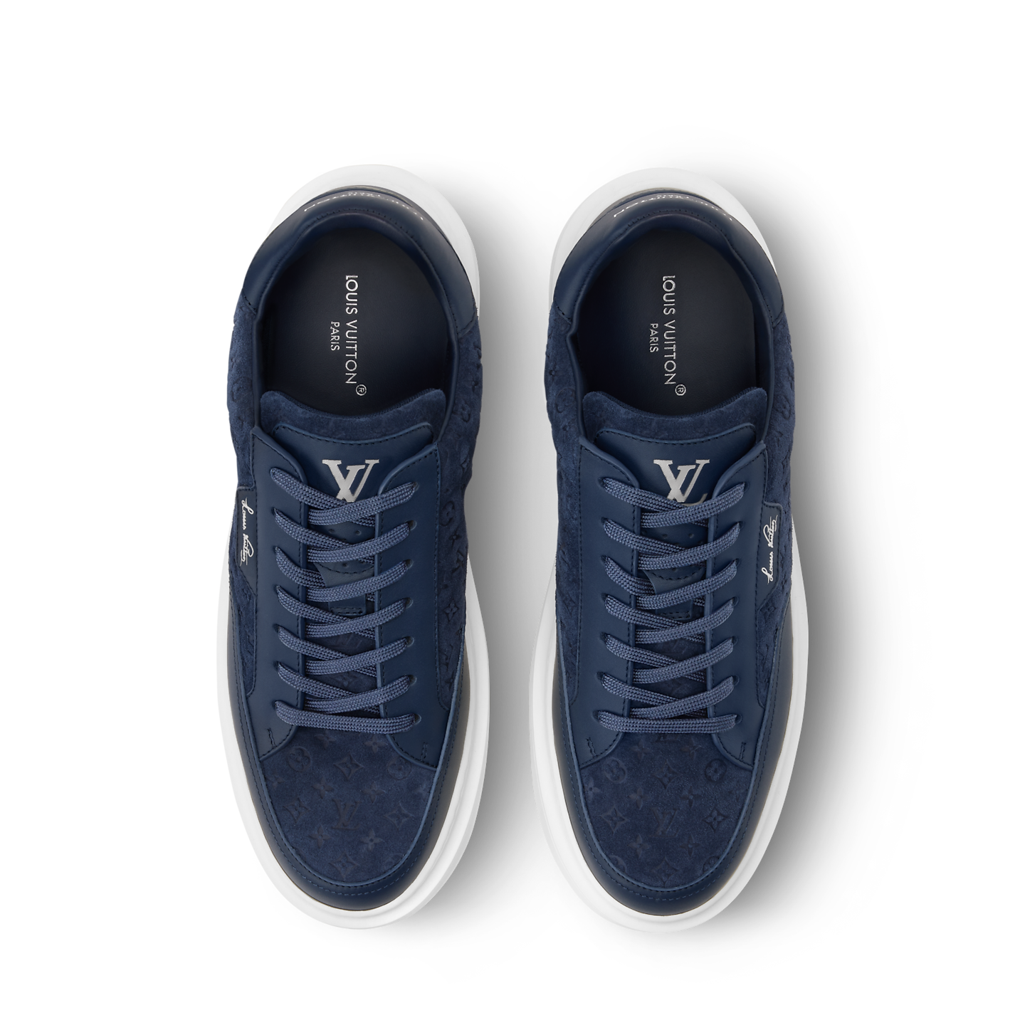  Giày Nam Louis Vuitton Beverly Hills Trainers 'Marine' 