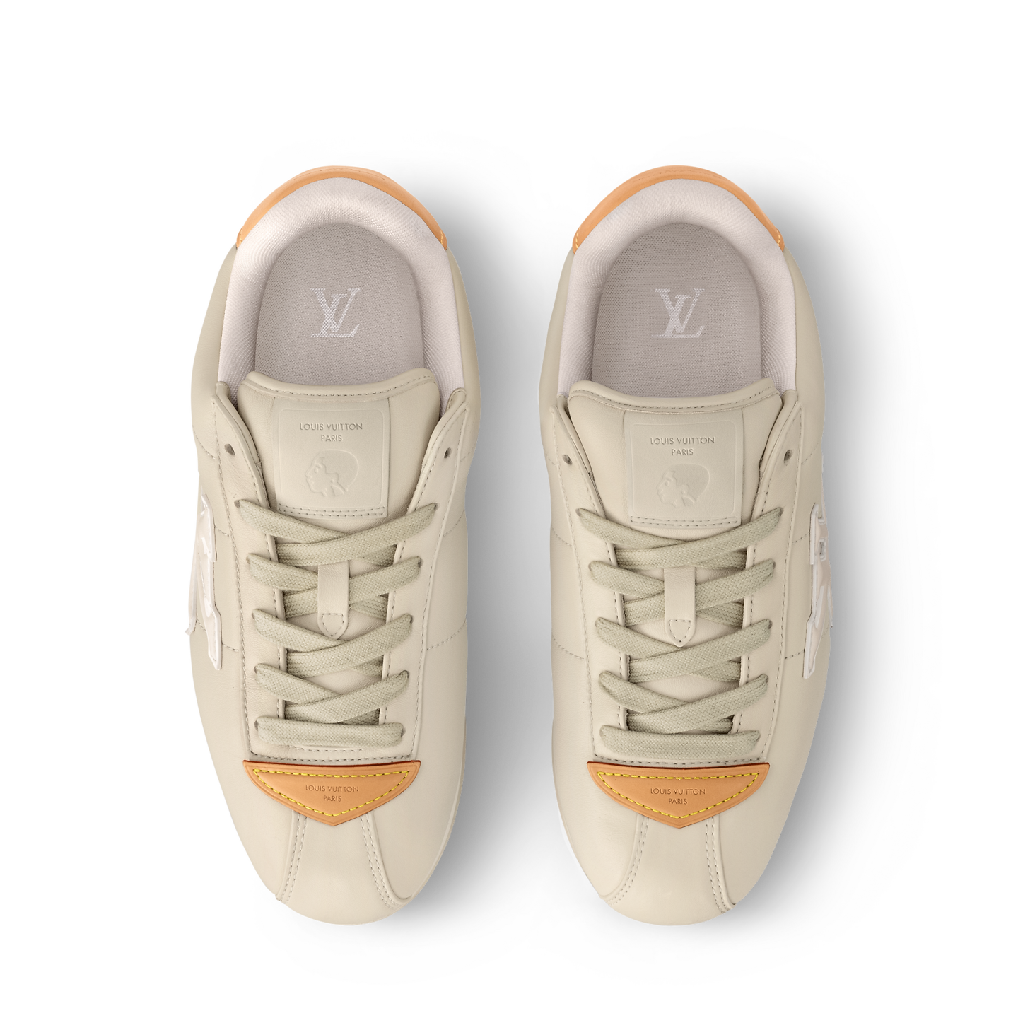  Giày Nam Louis Vuitton Buttersoft Trainers 'Beige' 