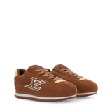  Giày Nam Louis Vuitton LV Buttersoft Trainers 'Cognac' 