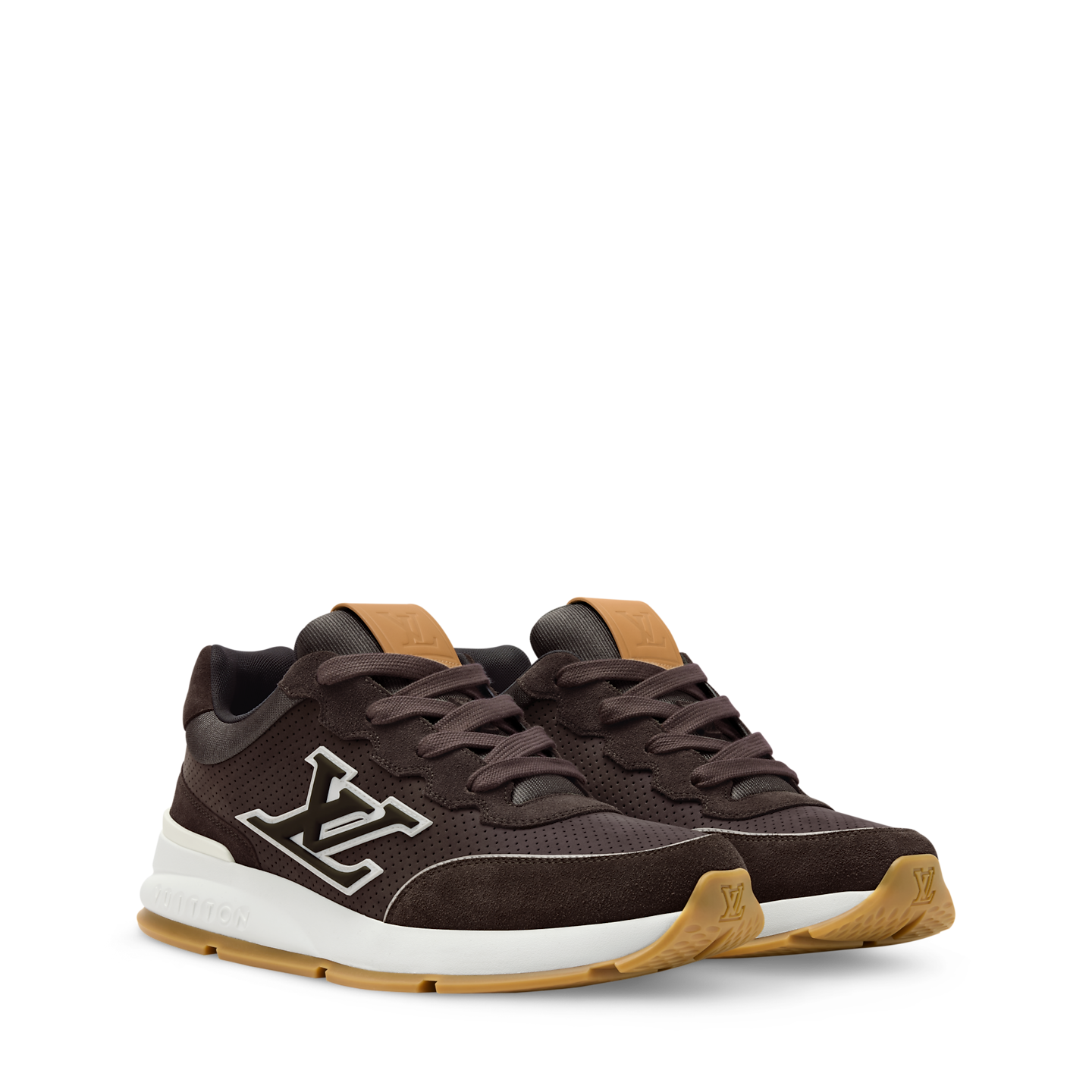  Giày Nam Louis Vuitton LV Classic Trainers 'Brown' 