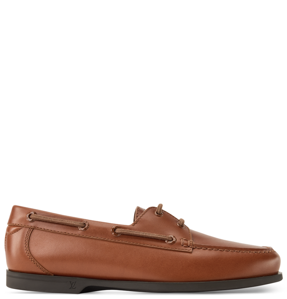  Giày Nam Louis Vuitton LV Croisette Boat Shoes 'Cognac' 