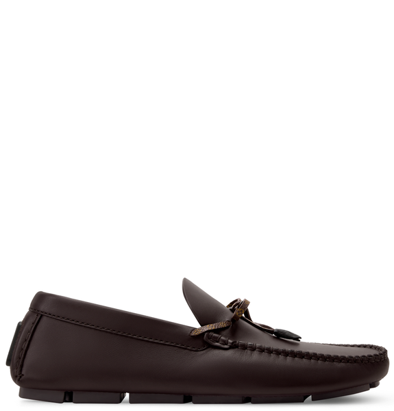  Giày Nam Louis Vuitton LV Driver Moccasins 'Brown' 