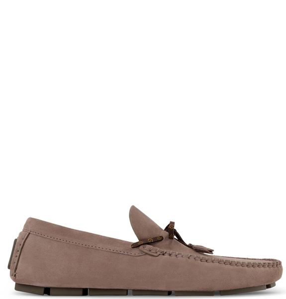  Giày Nam Louis Vuitton LV Driver Moccasins 'Taupe' 