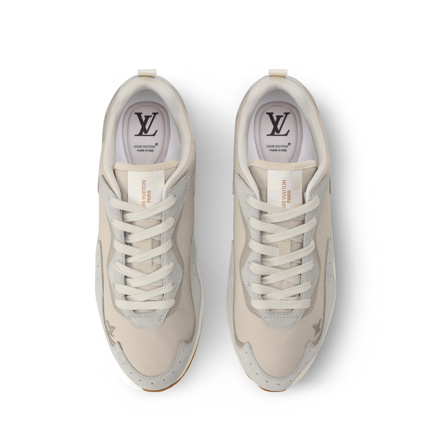  Giày Nam Louis Vuitton LV Drop 300 Sneakers 'Beige' 