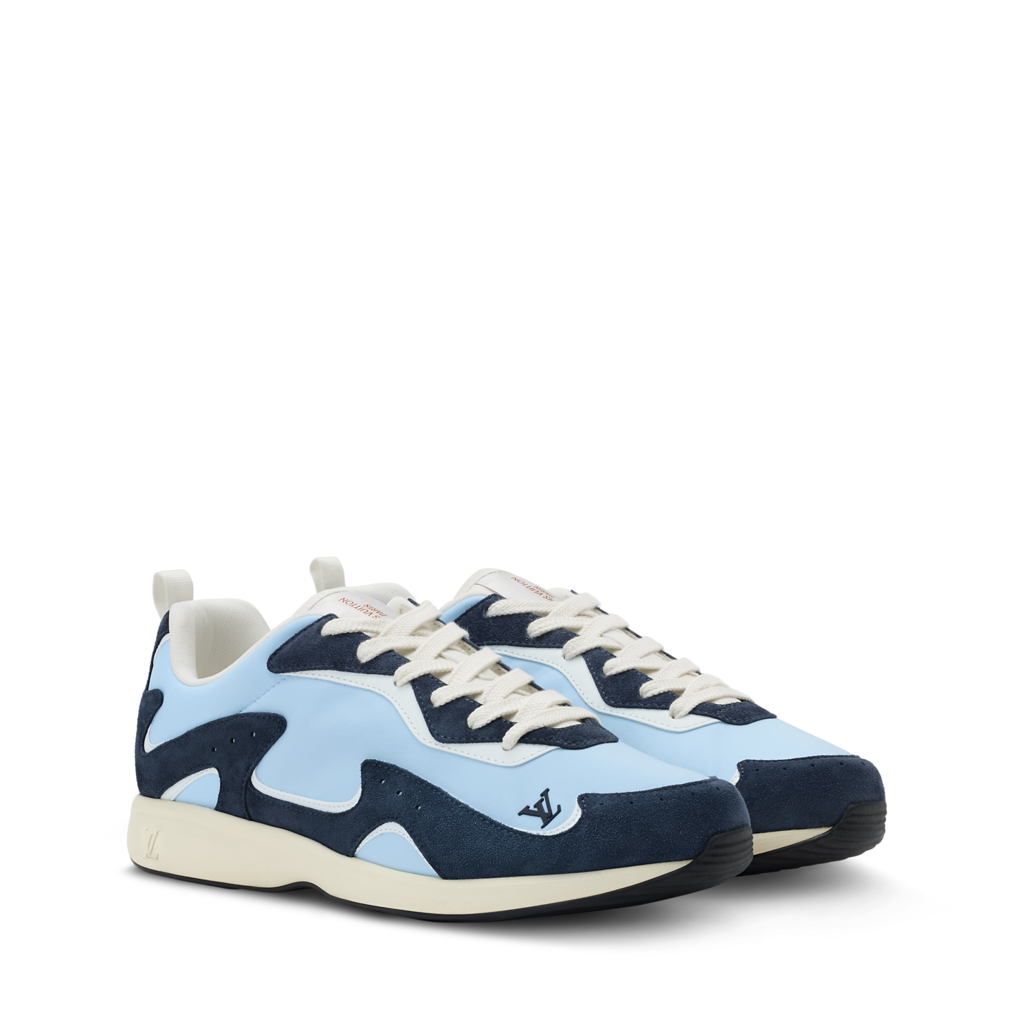  Giày Nam Louis Vuitton LV Drop 300 Sneakers 'Blue' 