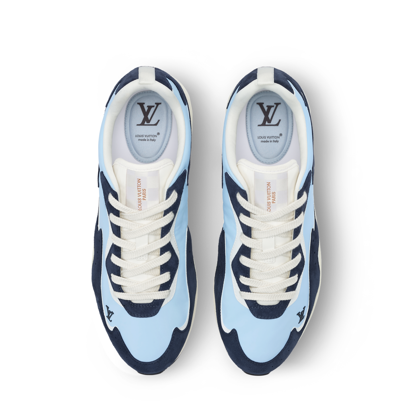  Giày Nam Louis Vuitton LV Drop 300 Sneakers 'Blue' 