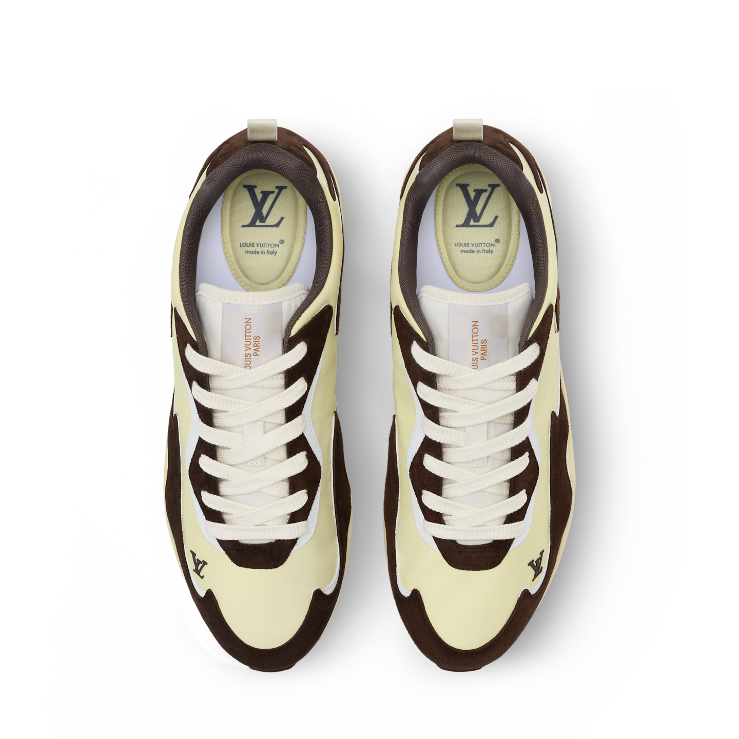  Giày Nam Louis Vuitton LV Drop 300 Sneakers 'Pale Gold' 