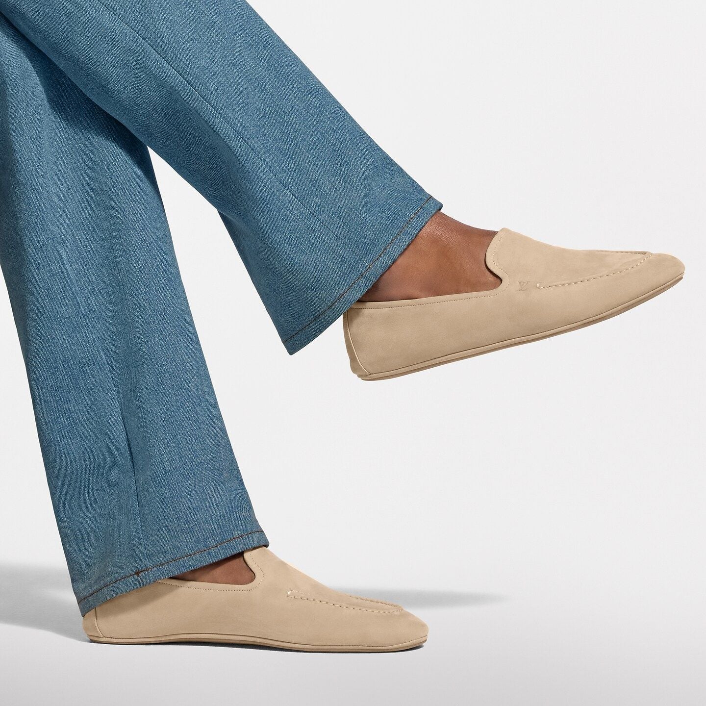  Giày Nam Louis Vuitton LV Horizon Slippers 'Beige' 