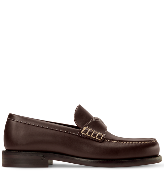  Giày Nam Louis Vuitton LV Oxford Loafers 'Brown' 