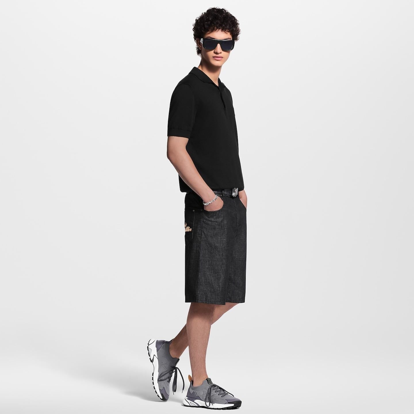  Giày Nam Louis Vuitton LV Runner Tatic Trainers 'Grey' 