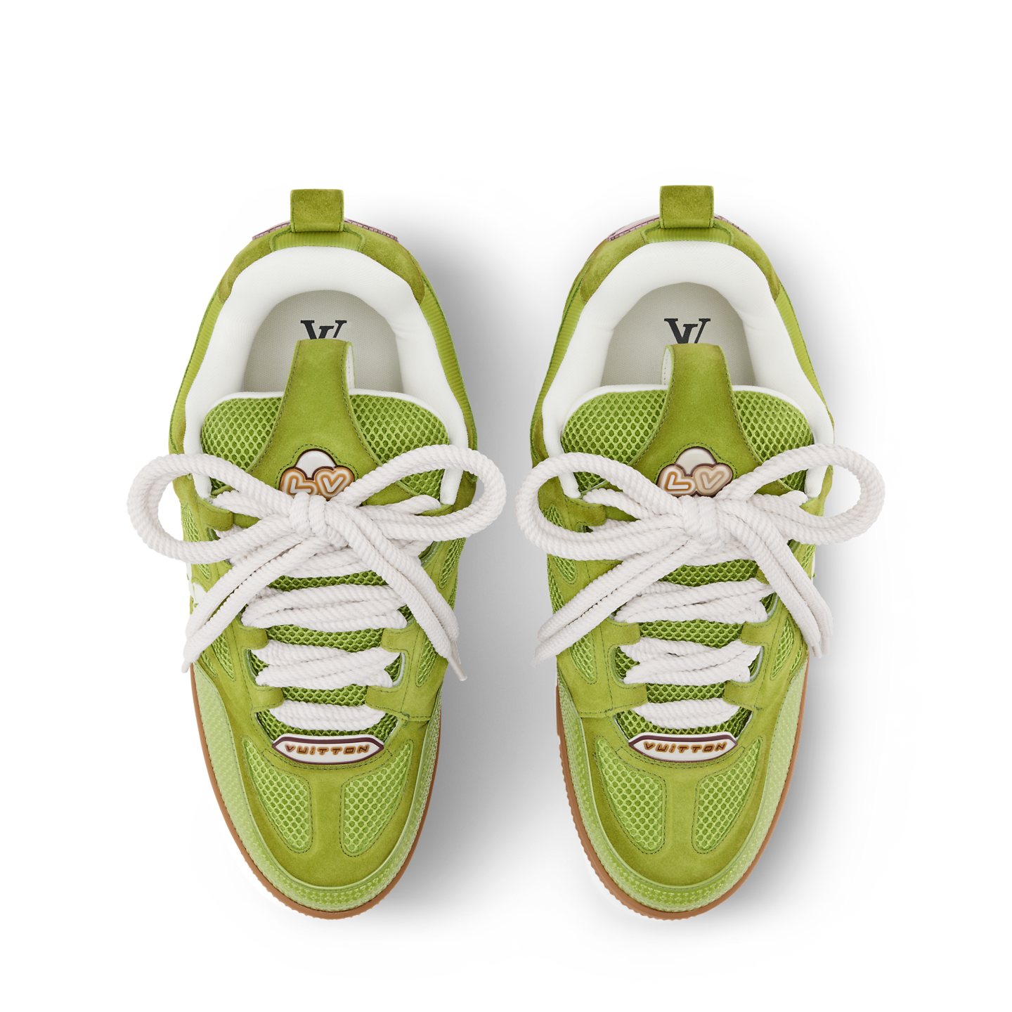  Giày Nam Louis Vuitton LV Skate Trainers 'Green' 