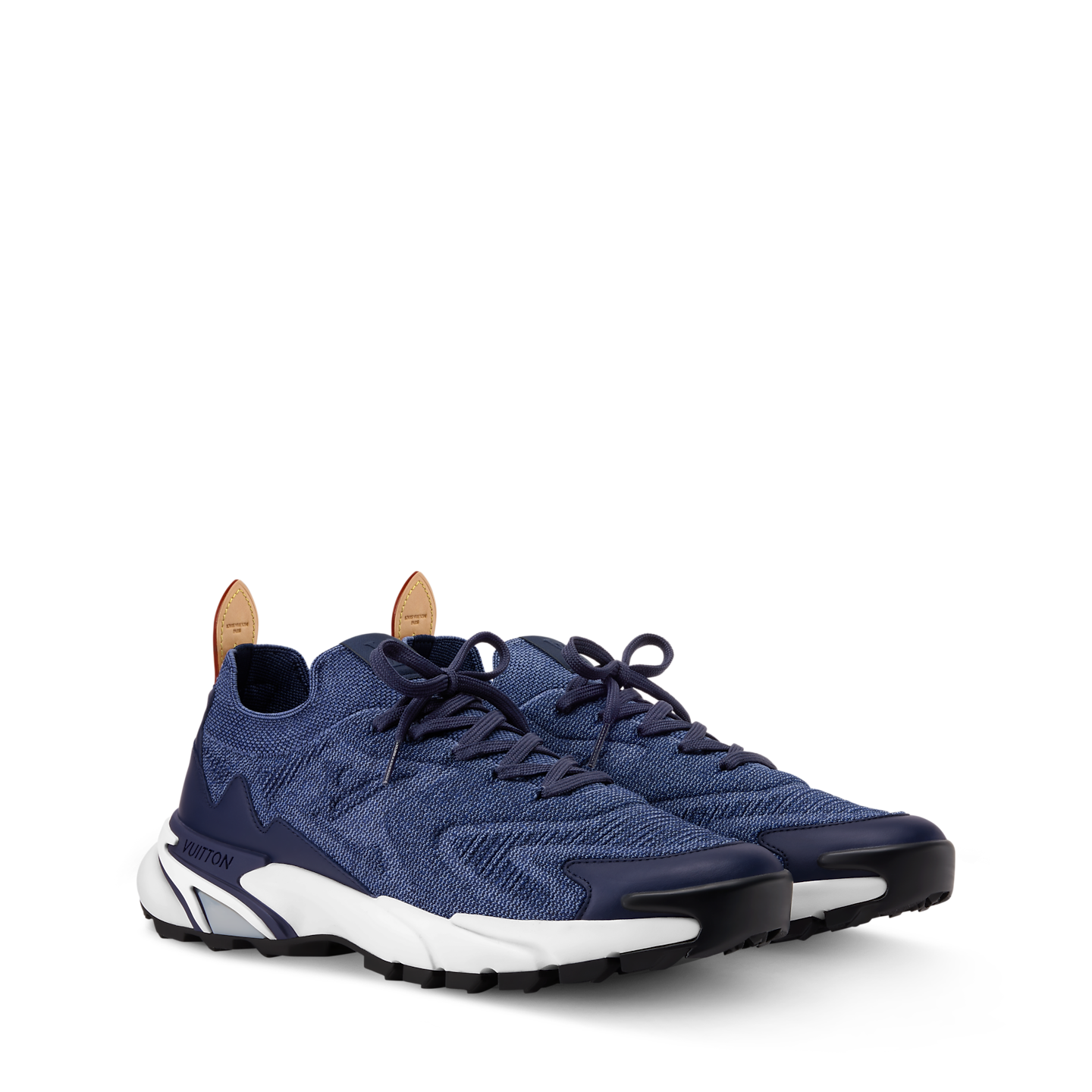  Giày Nam Louis Vuitton LV Tatic Knit Trainers 'Navy' 