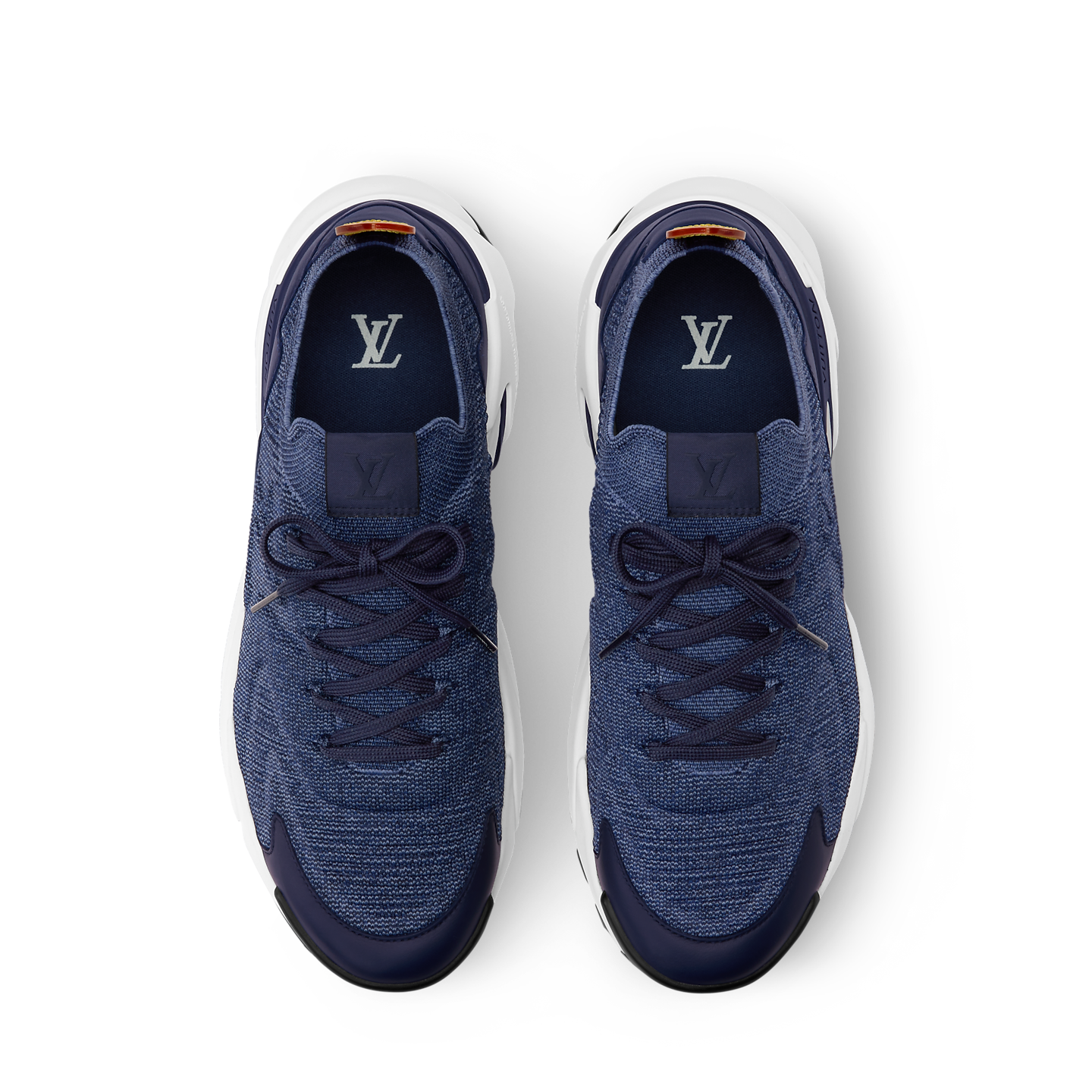 Giày Nam Louis Vuitton LV Tatic Knit Trainers 'Navy' 