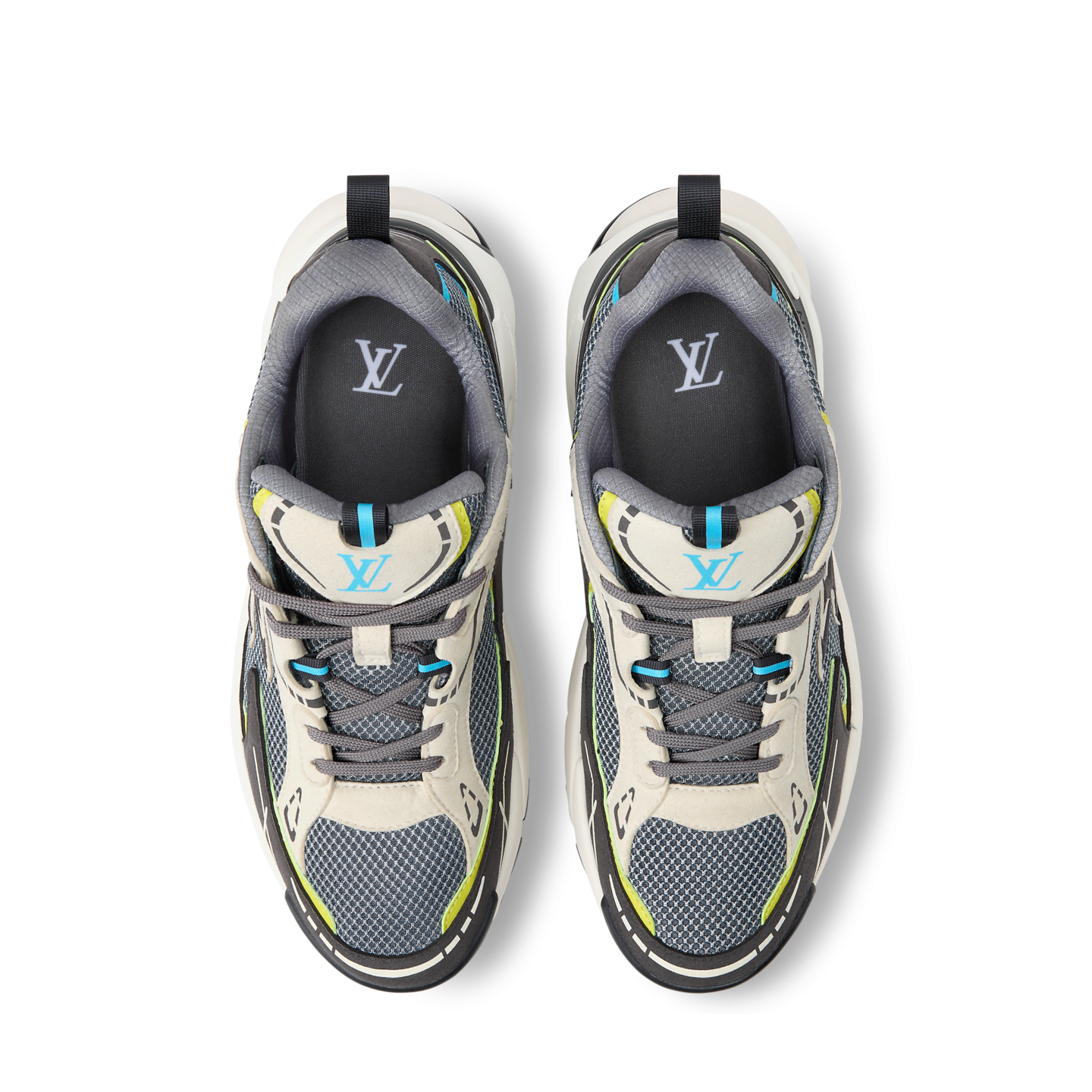  Giày Nam Louis Vuitton LV Tatic Runner Trainers 'Anthracite' 
