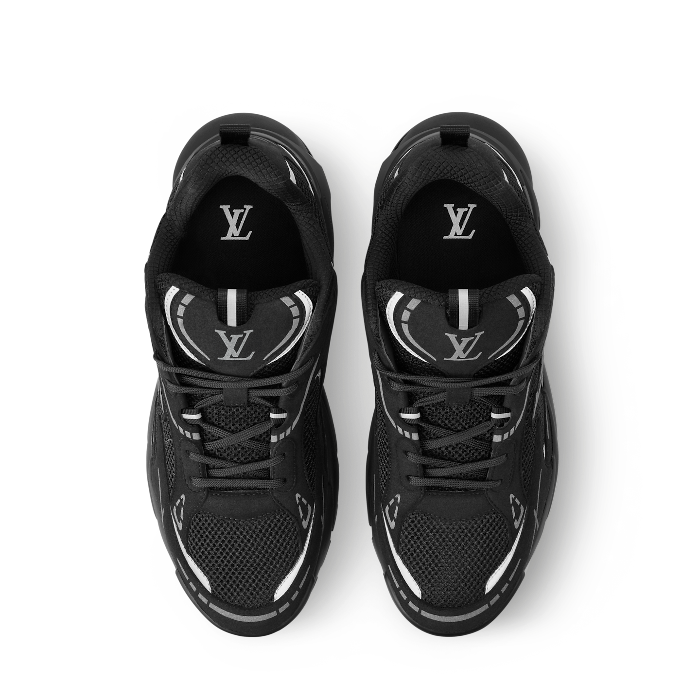 Giày Nam Louis Vuitton LV Tatic Runner Trainers 'Black' 