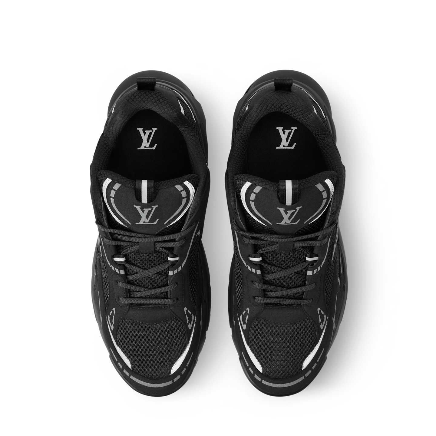  Giày Nam Louis Vuitton LV Tatic Runner Trainers 'Black' 