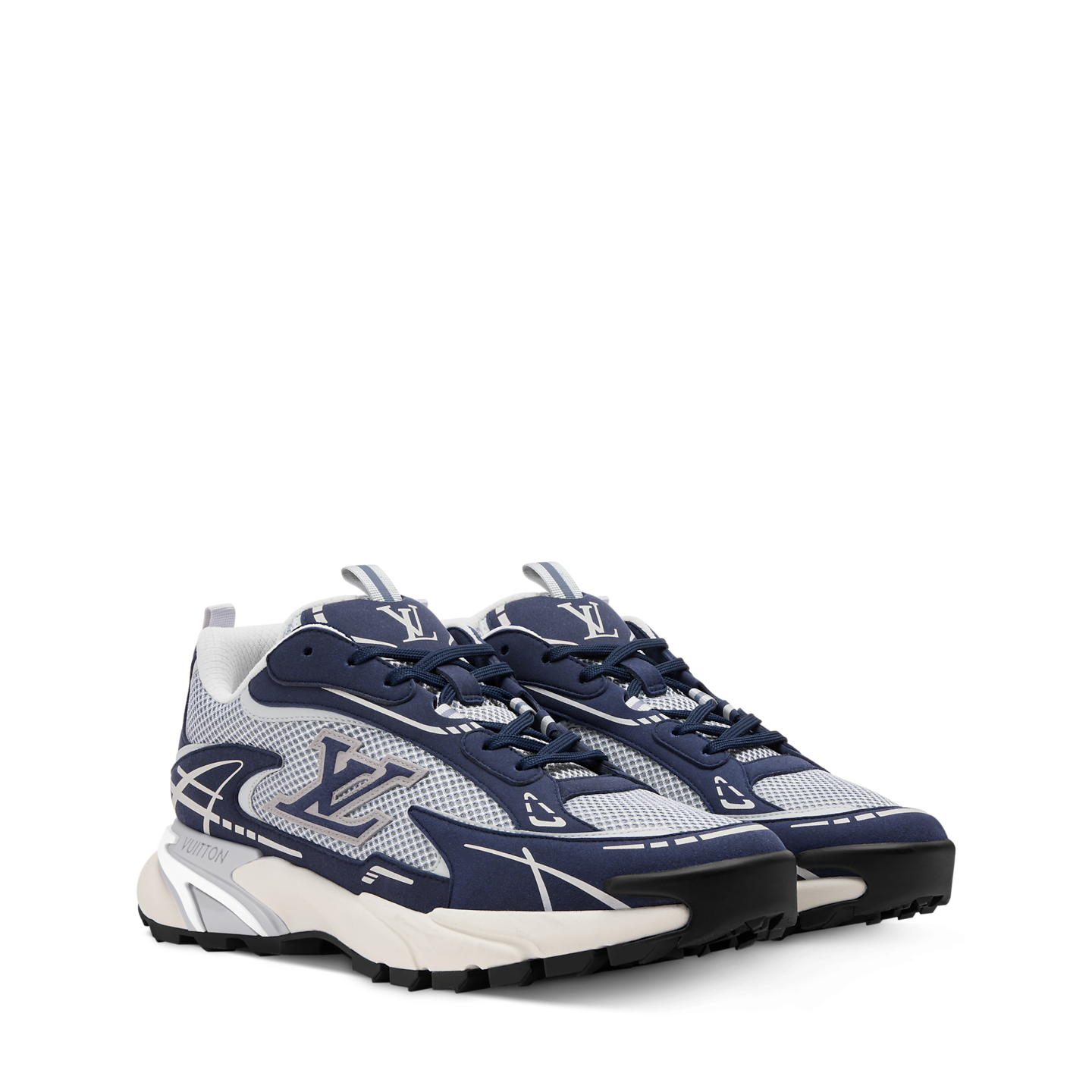  Giày Nam Louis Vuitton LV Tatic Runner Trainers 'Blue' 