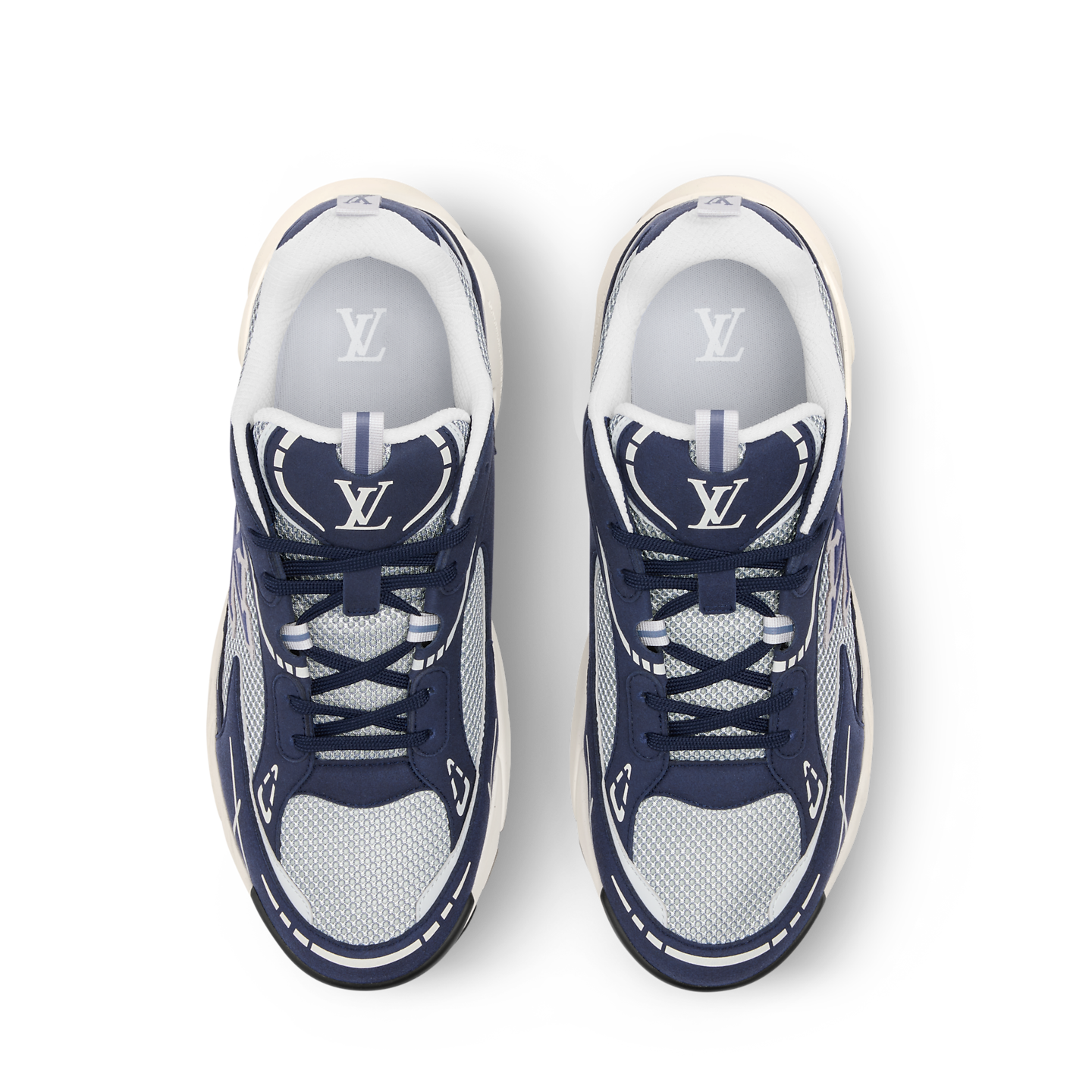  Giày Nam Louis Vuitton LV Tatic Runner Trainers 'Blue' 