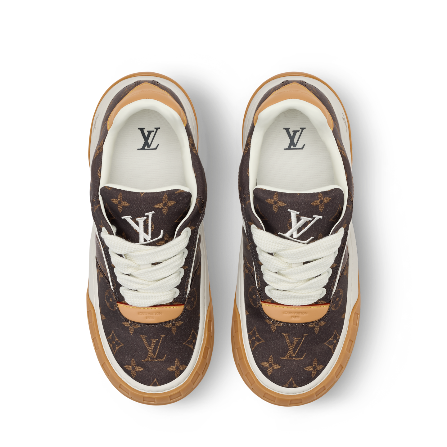  Giày Nam Louis Vuitton LV Tilted Sneakers 'Brown' 