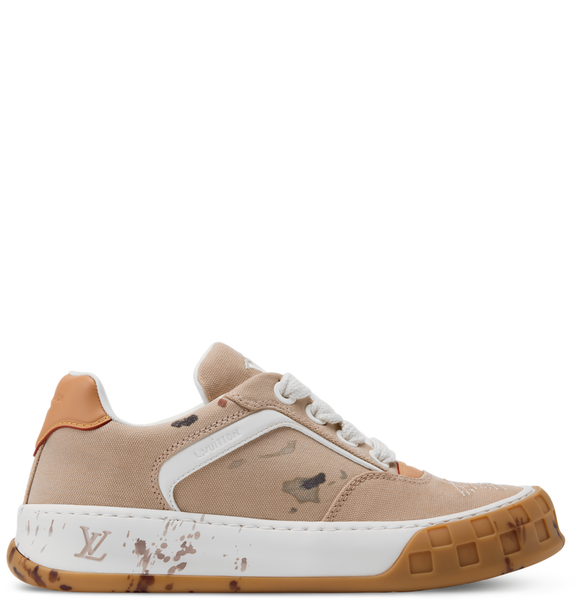  Giày Nam Louis Vuitton LV Tilted Trainers 'Beige' 