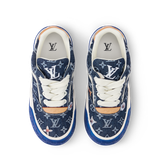  Giày Nam Louis Vuitton LV Tilted Trainers 'Blue' 