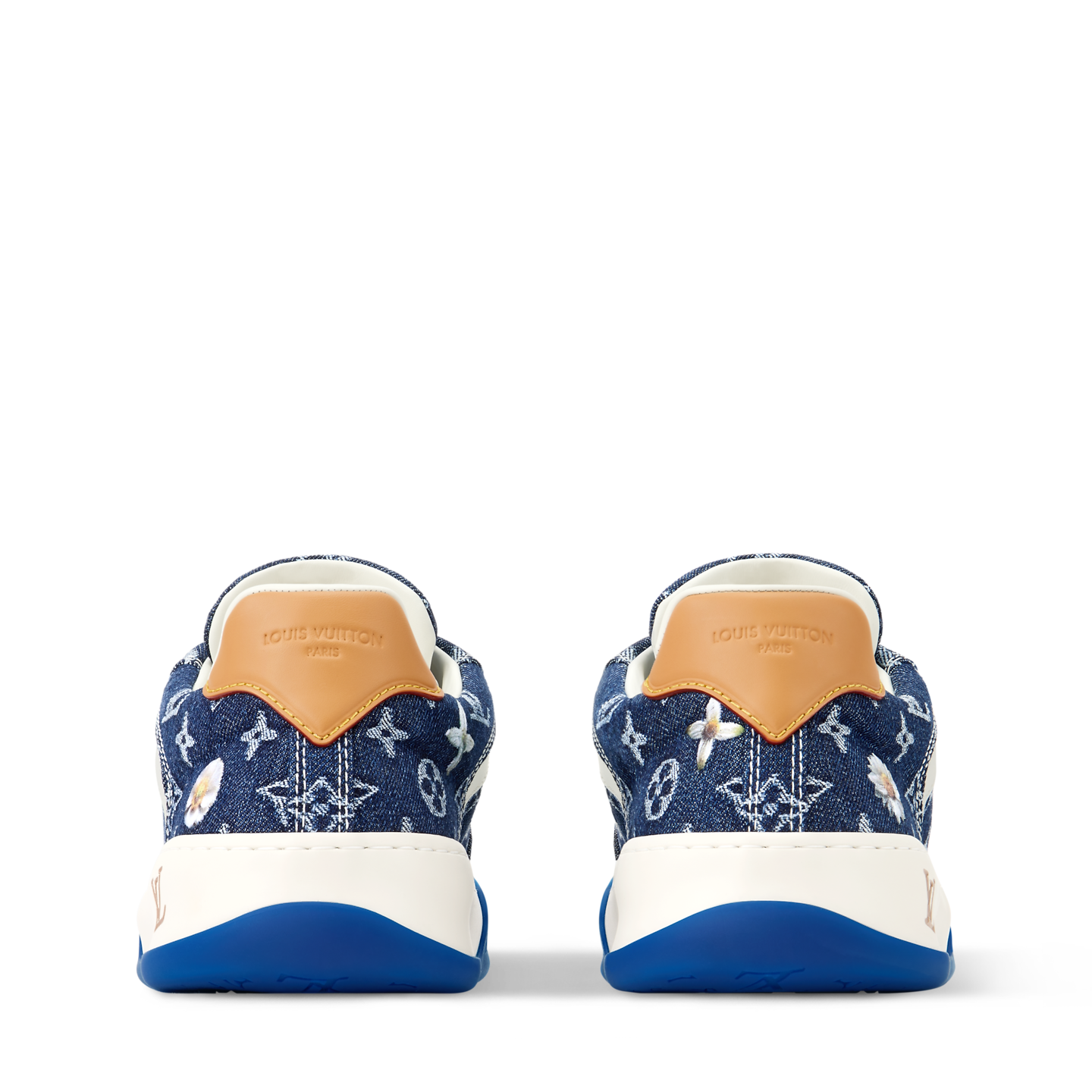  Giày Nam Louis Vuitton LV Tilted Trainers 'Blue' 