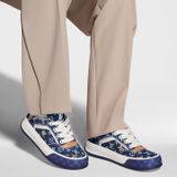  Giày Nam Louis Vuitton LV Tilted Trainers 'Blue' 