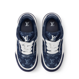  Giày Nam Louis Vuitton LV Tilted Trainers 'Blue' 