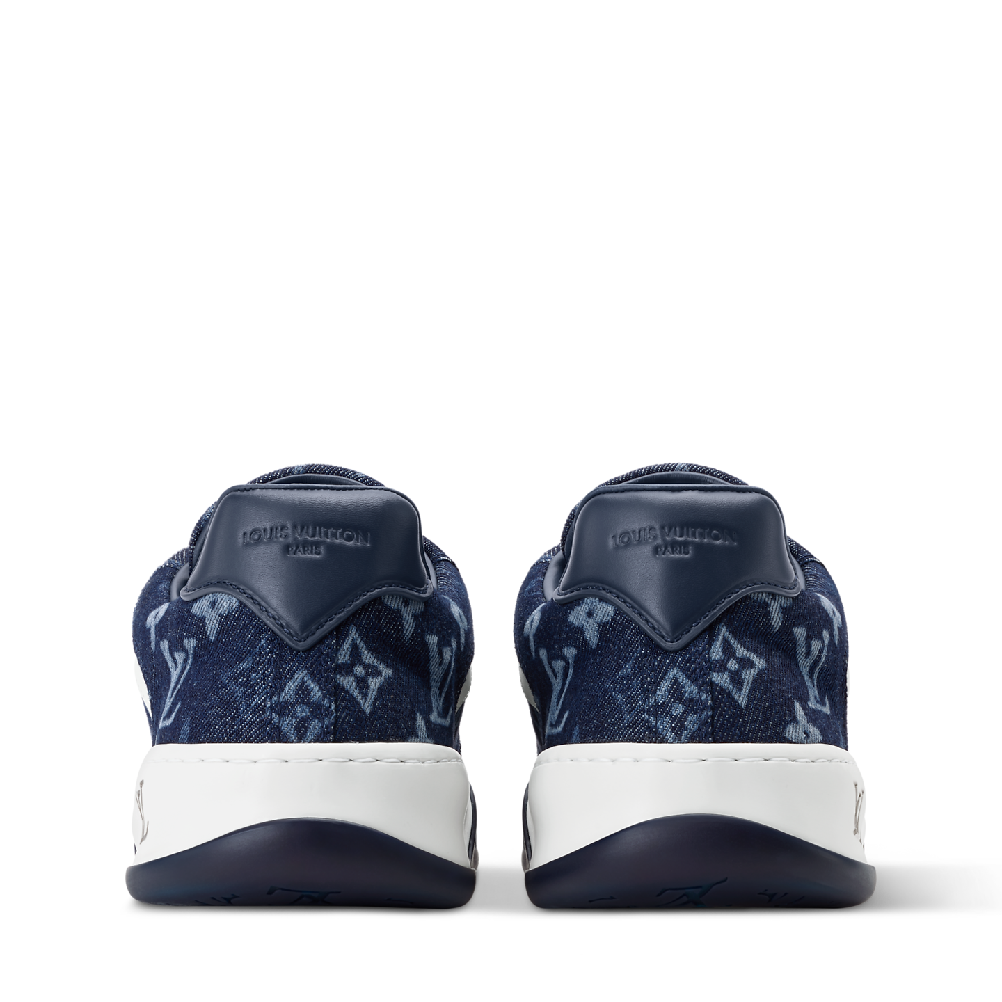  Giày Nam Louis Vuitton LV Tilted Trainers 'Blue' 