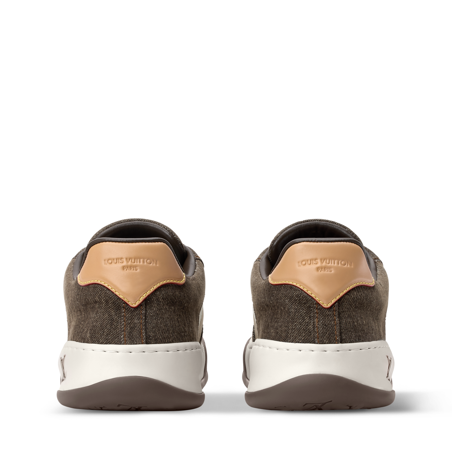  Giày Nam Louis Vuitton LV Tilted Trainers 'Brown' 