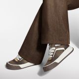  Giày Nam Louis Vuitton LV Tilted Trainers 'Brown' 